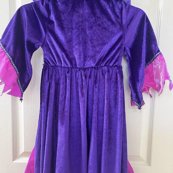 Disney Store Maleficent Halloween Costume DRESS ONLY Purple Pink Girls Size 4 - Picture 14 of 16